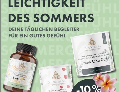 Spüre die Leichtigkeit des Sommers